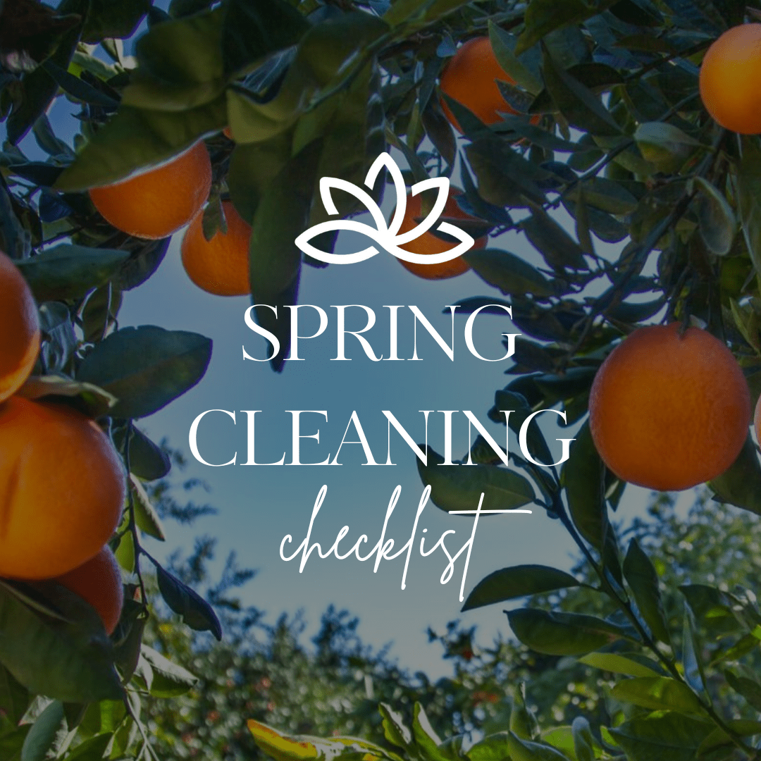 SPRING CLEANING CHECKLIST 