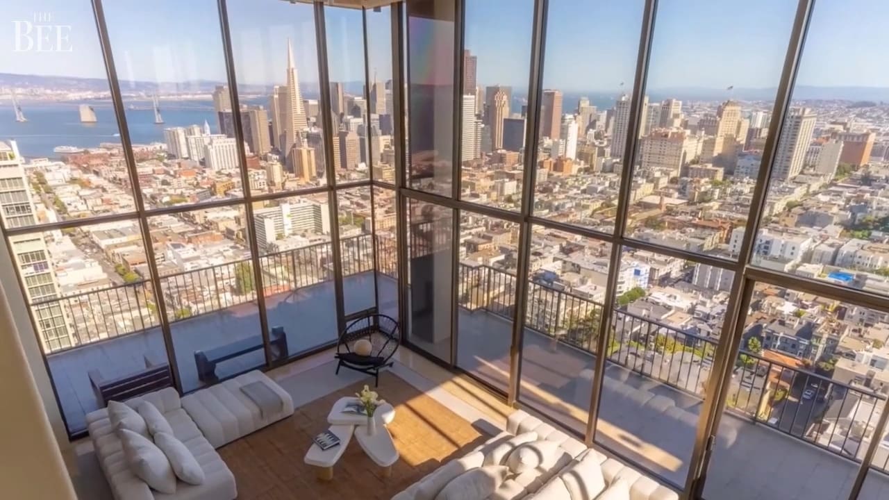 See George Shultz’s Spectacular Glass Penthouse Above San Francisco, Listed for $29M