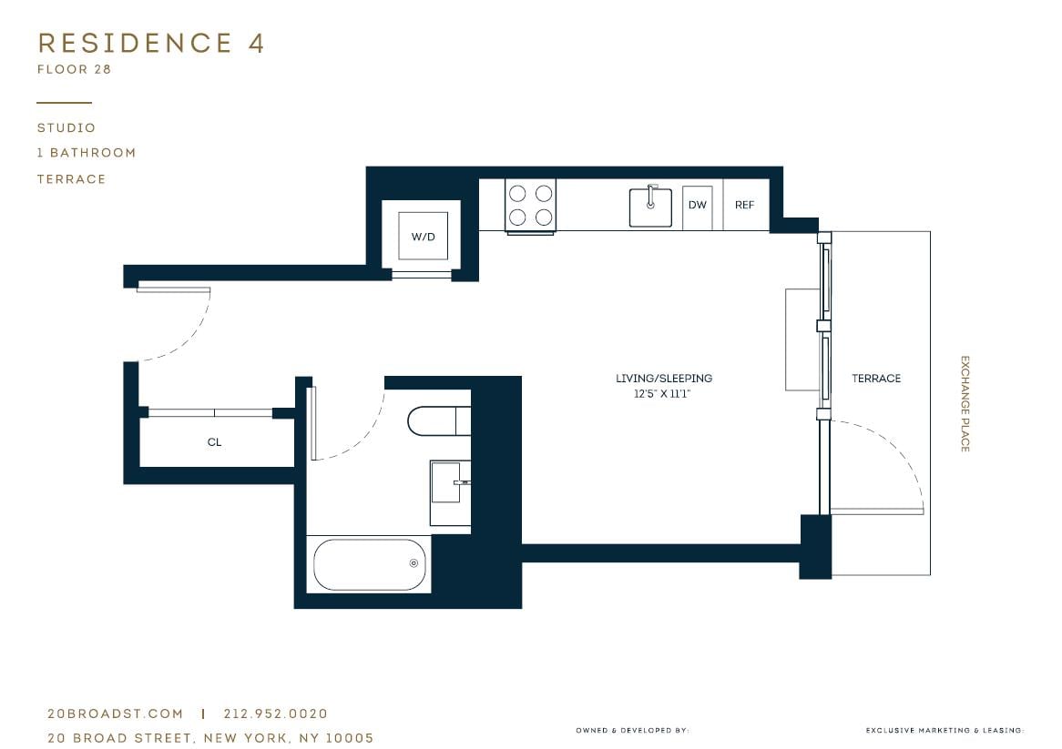 20 Broad Street, Apt 2804