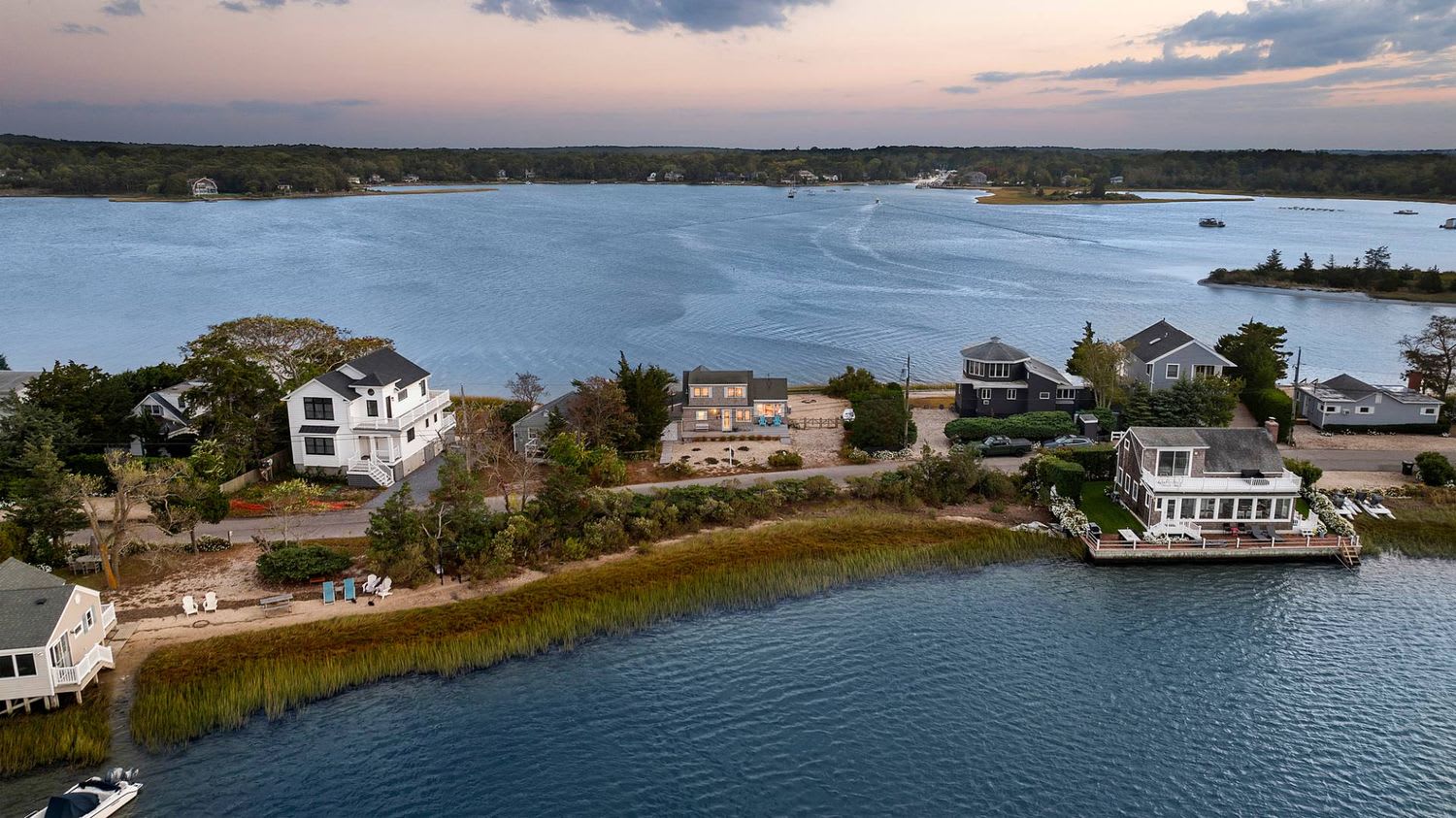 Panoramic Waterfront Vistas in a Coveted Harborside Neighborhood