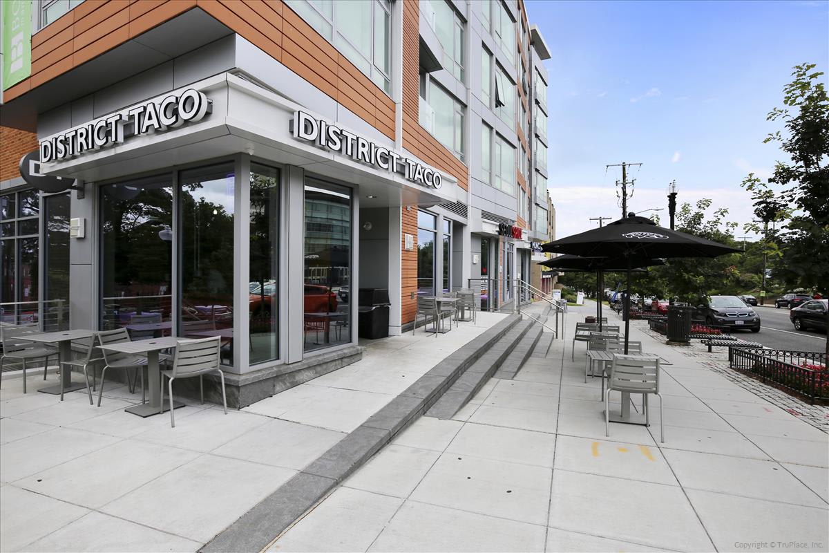 Fast casual dining at Tenleytown District Taco.