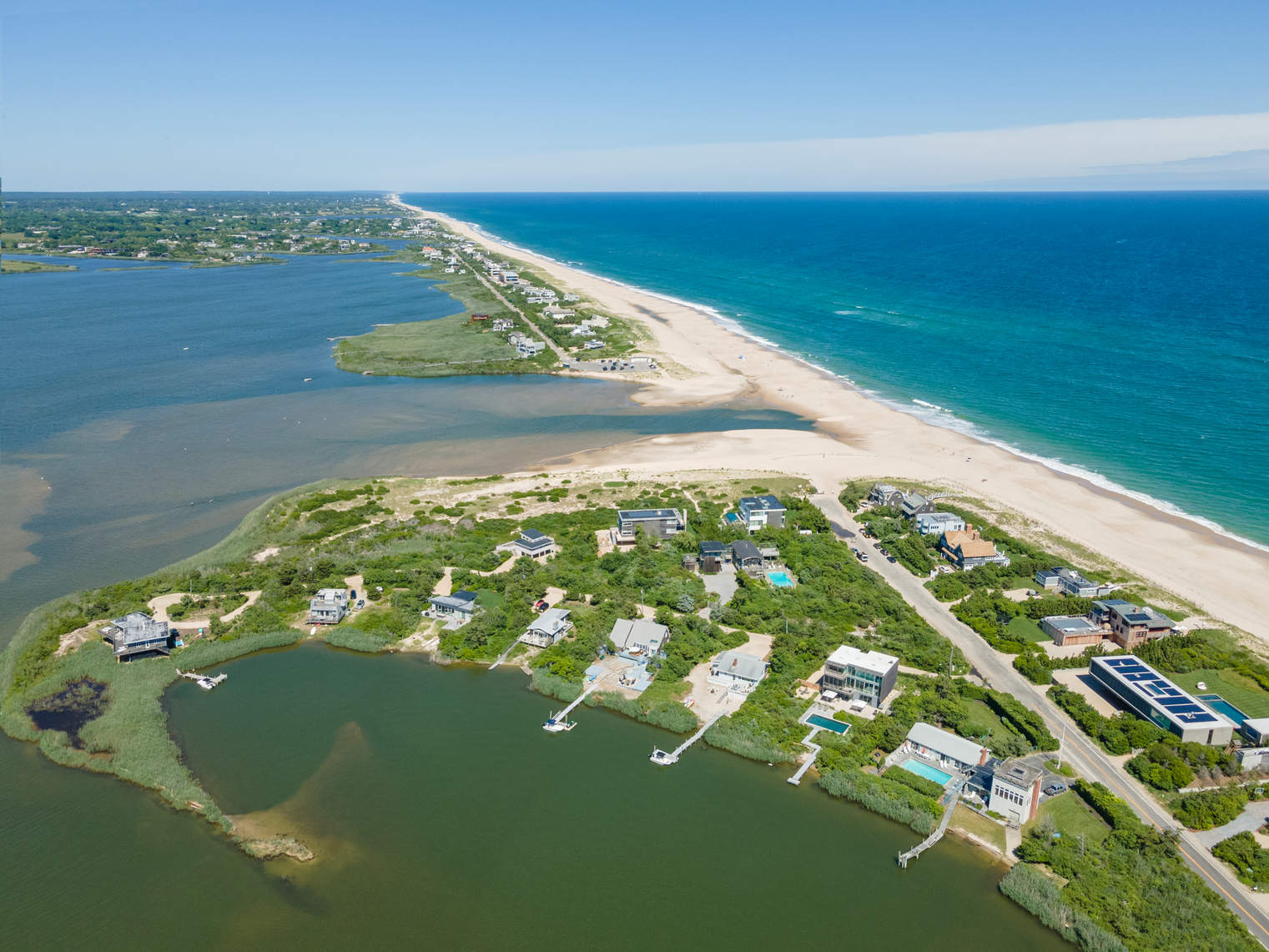 Unbelievable Sunsets Over Mecox Bay in a World-Class Modern