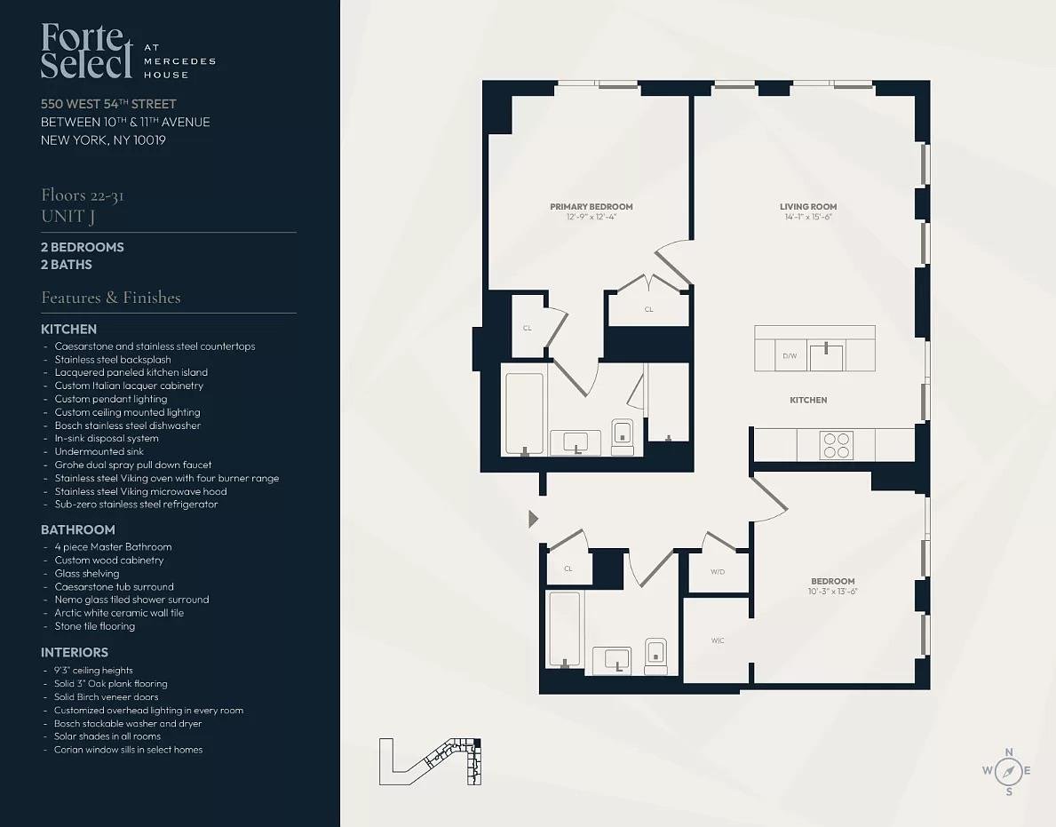 554 West 54th Street, Apt 25-J