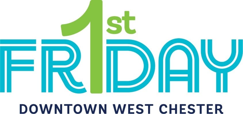 Logo of First Friday events in Downtown West Chester