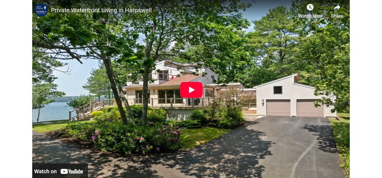 Private Waterfront Living in Harpswell