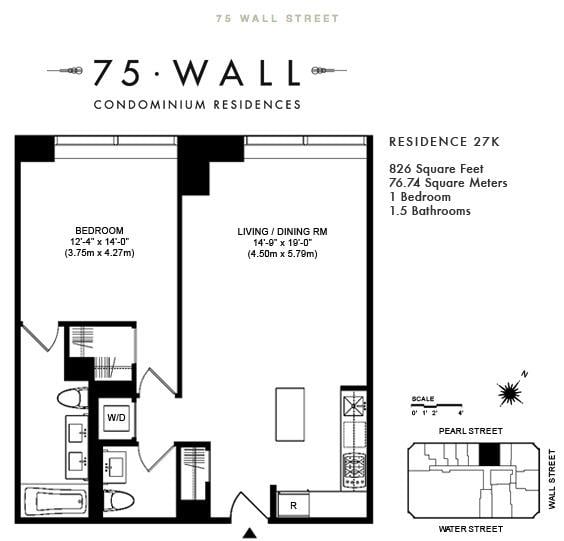 75 Wall Street, Apt 27-K