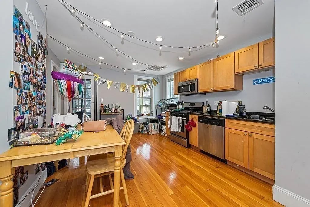 decorated apartment kitchen