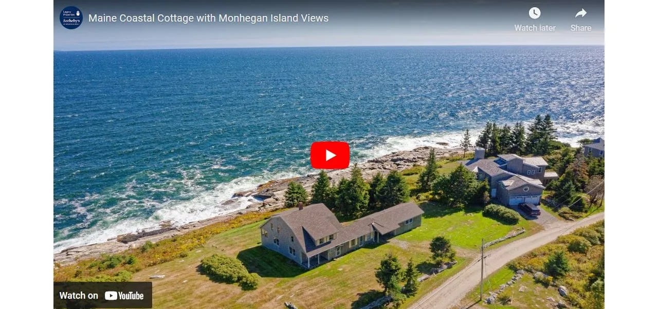 Video of the Week: Maine Coastal Cottage with Monhegan Island Views