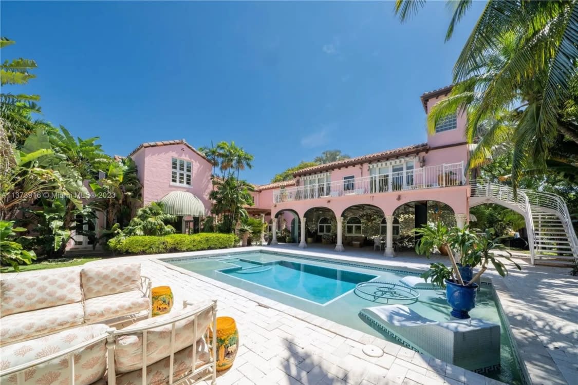 A Pink Pad Up for Grabs In Miami Beach Where Barbie Would Feel Right at Home