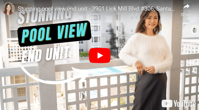 Stunning pool view end unit - 3901 Lick Mill Blvd #306, Santa Clara 95054