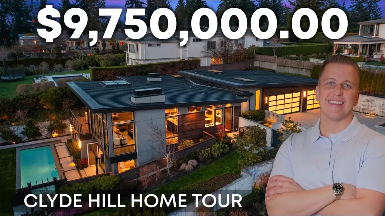 Exclusive Tour: $10M Luxury Mansion in Clyde Hill | Living In Washington