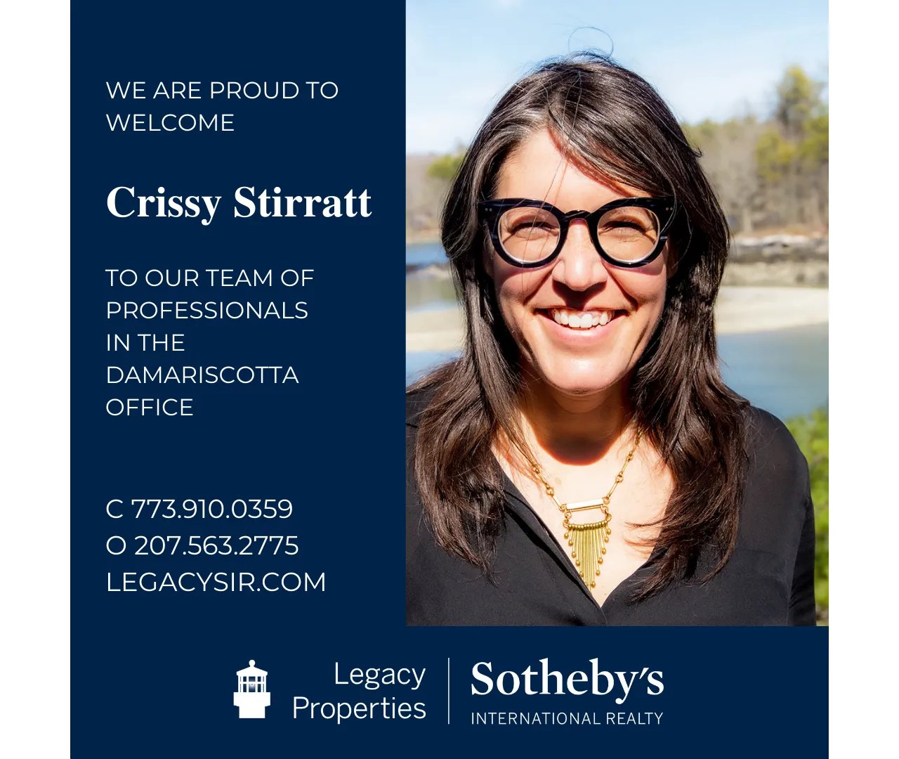 Damariscotta Office Welcomes Crissy Stirratt