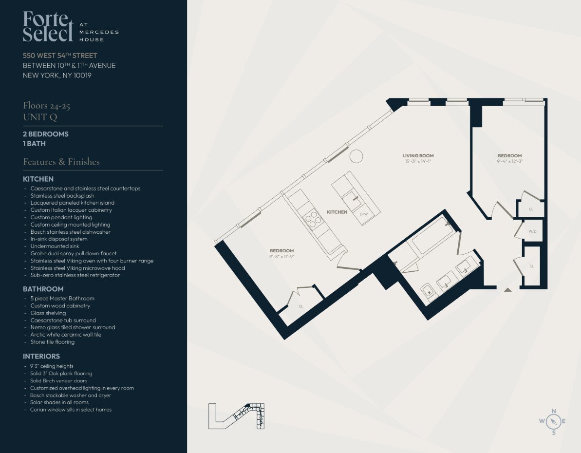 550 West 54th Street, Apt 24V