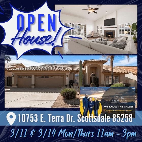 Scottsdale OPEN House Today And Thursday! Must See Custom Home!