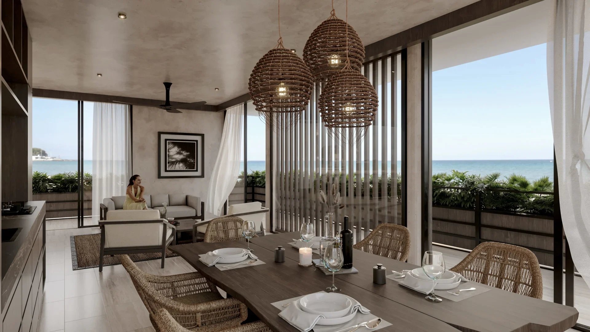 BRAND NEW STRIKING OCEANFRONT PENTHOUSE