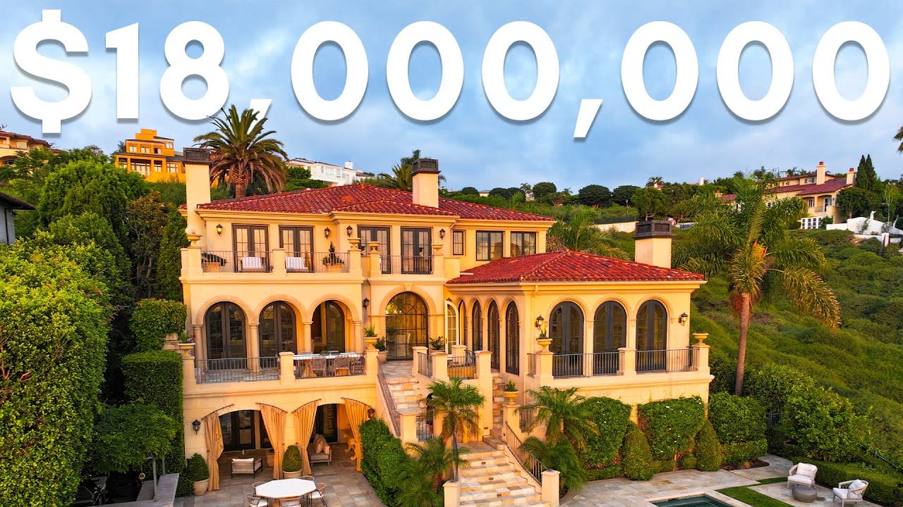 Touring An $18,000,000 Luxury Pelican Hill Mansion