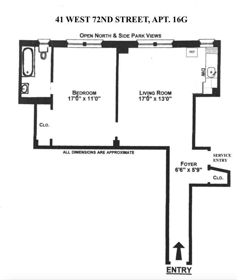 41 West 72nd Street, Apt 16-G