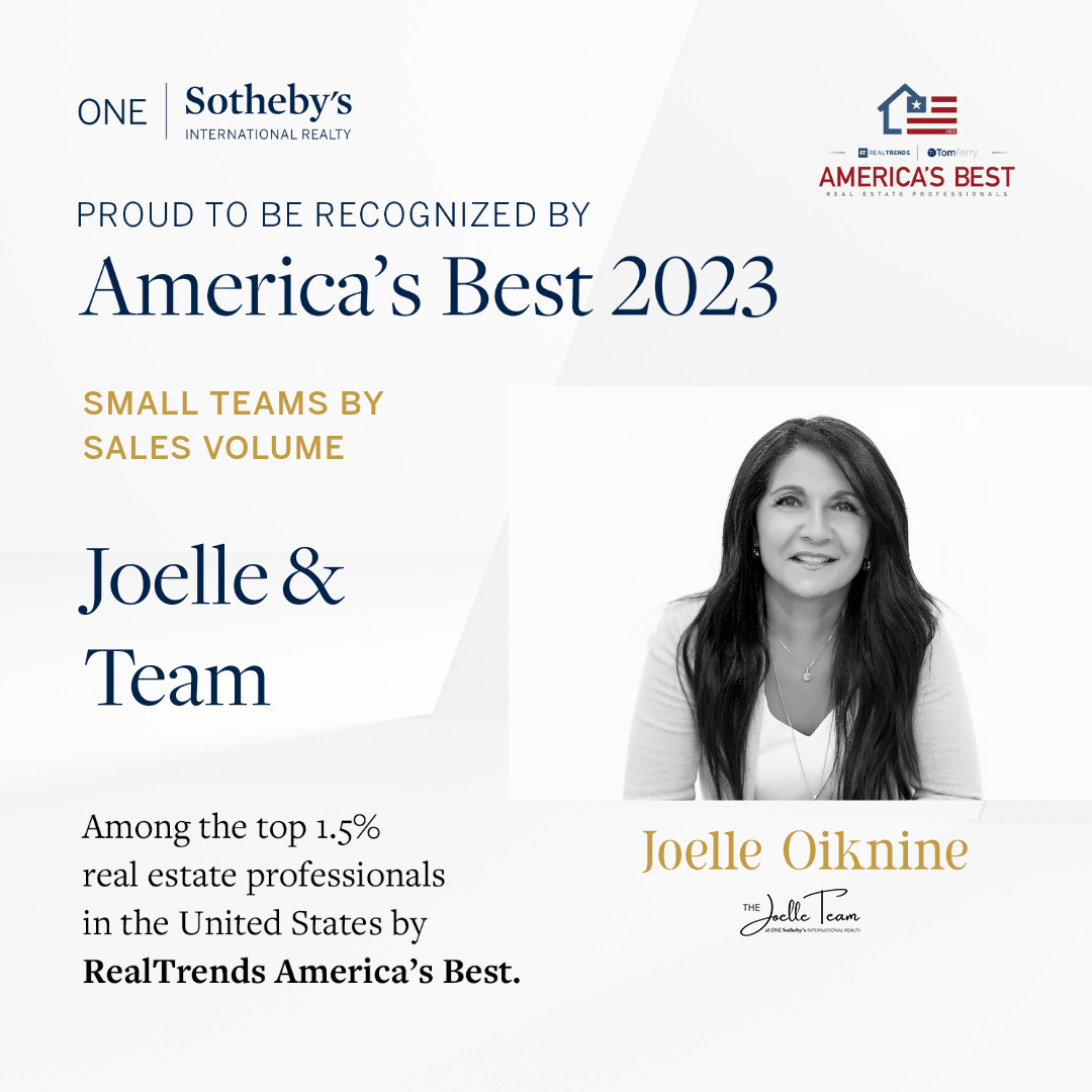 Joelle Oiknine - Top 1.5% of Real Estate Professionals nationwide