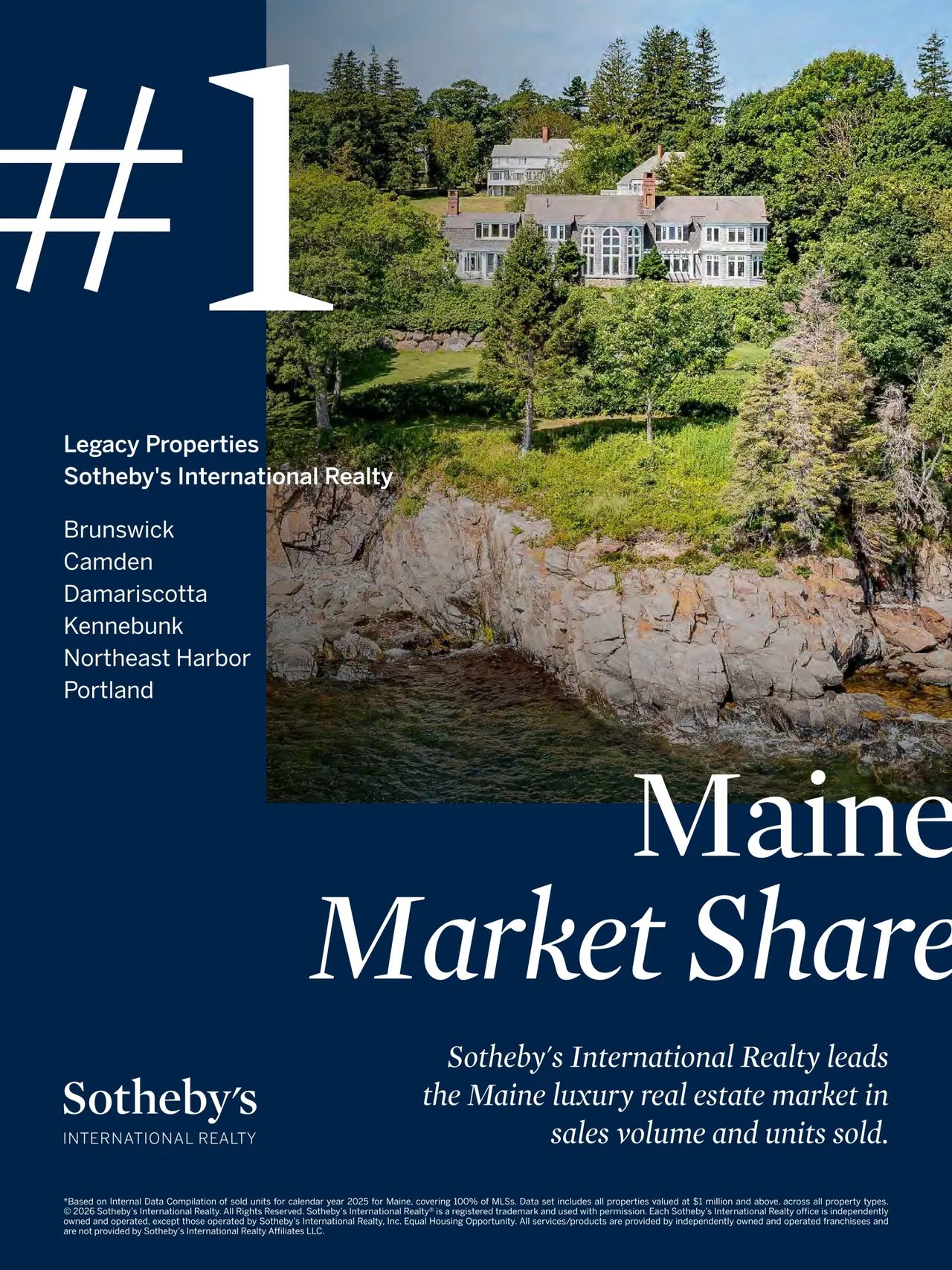 Recognized as Maine’s Leader in Luxury Real Estate Sales
