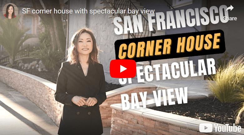 SF corner house with spectacular bay view