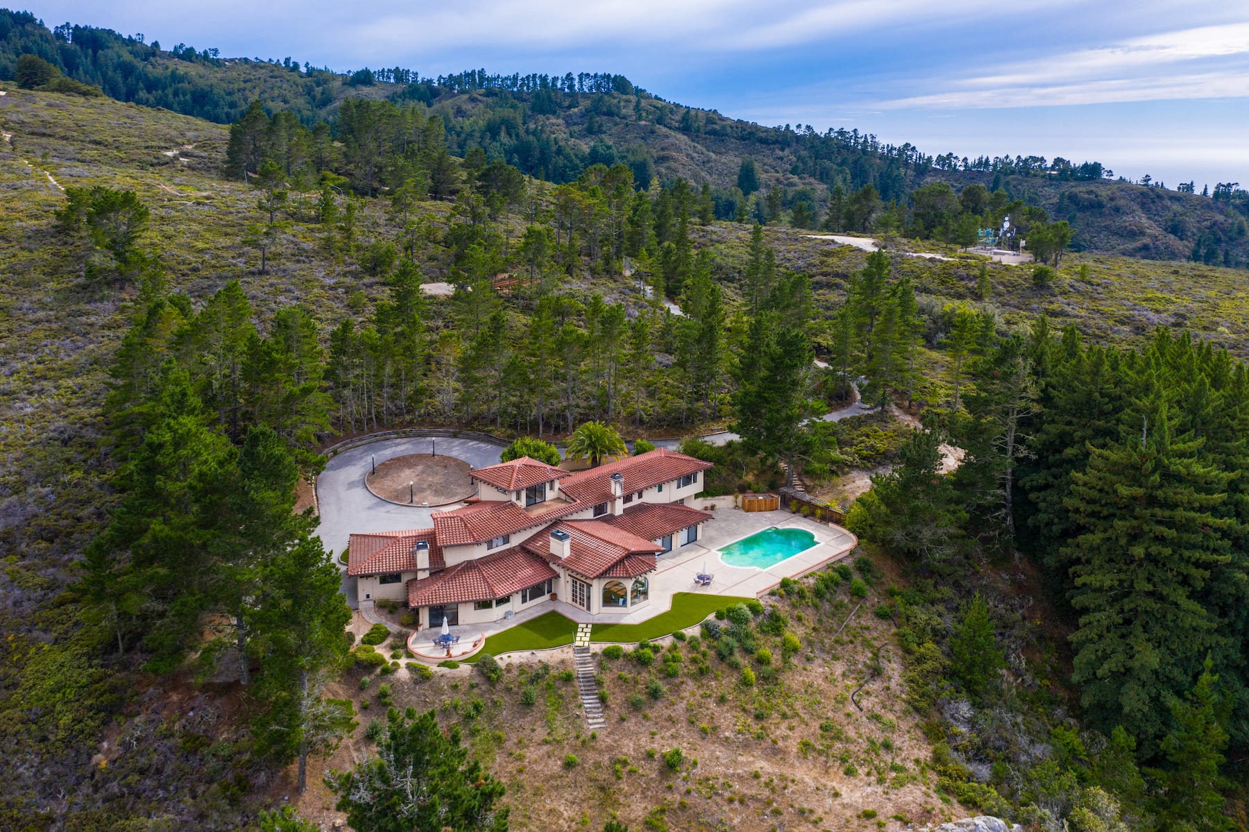 Ocean & Peninsula Views - 3420 Red Wolf Drive, Carmel Highlands - Property For Sale