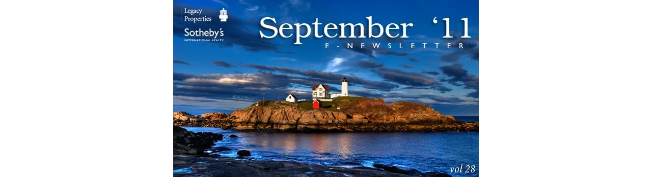 Maine Real Estate – “Lessons Learned” – September 2011 E-Newsletter Vol. 28