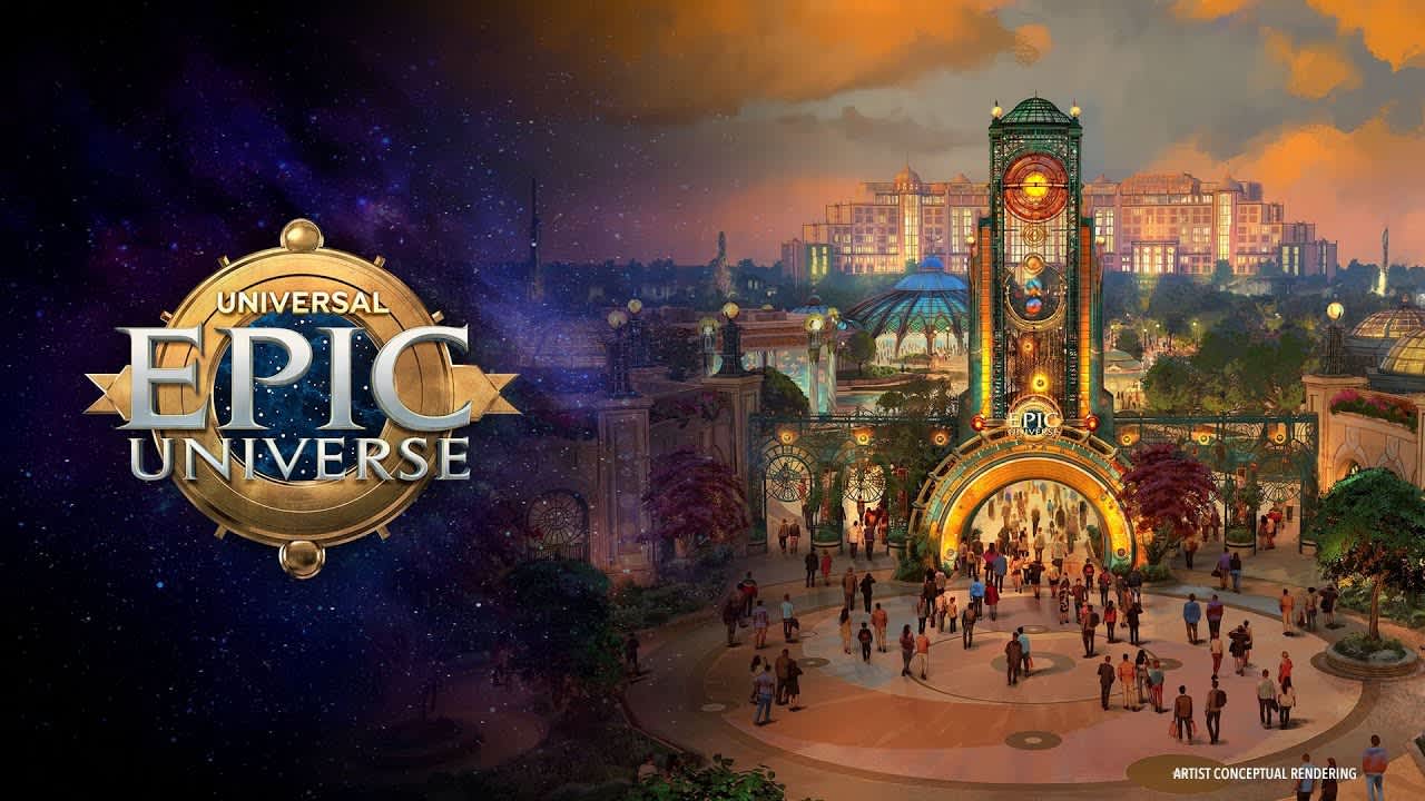 OPENING DAY ANNOUNCED AT UNIVERSAL'S COLOSSAL EPIC UNIVERSE THEME PARK