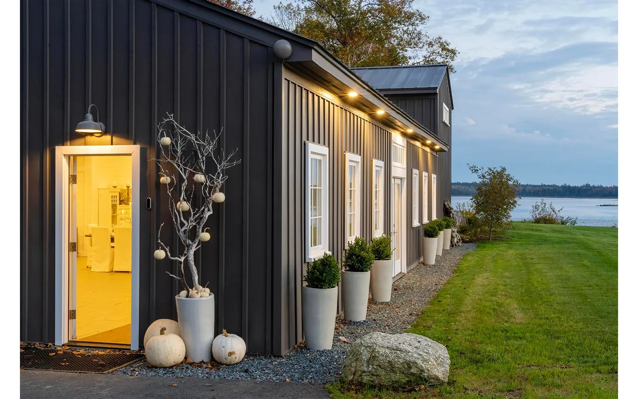 Explore this Stunning Midcoast Oceanfront Estate with a Barn Venue