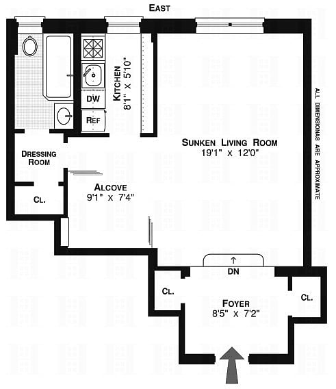 300 W 72nd St #2E