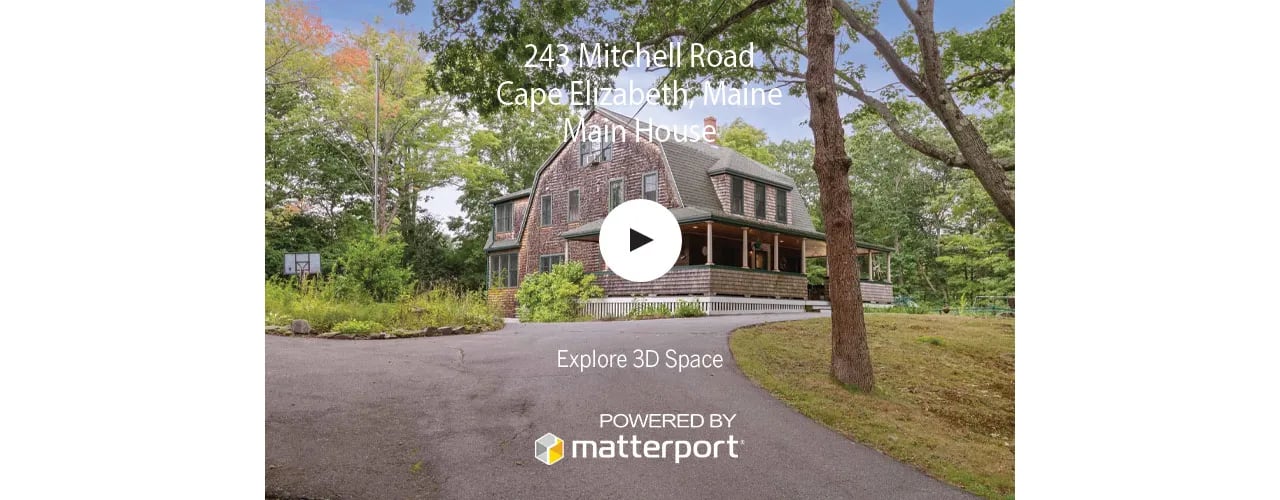 Virtual Open House – 243 Mitchell Road, Cape Elizabeth, Maine