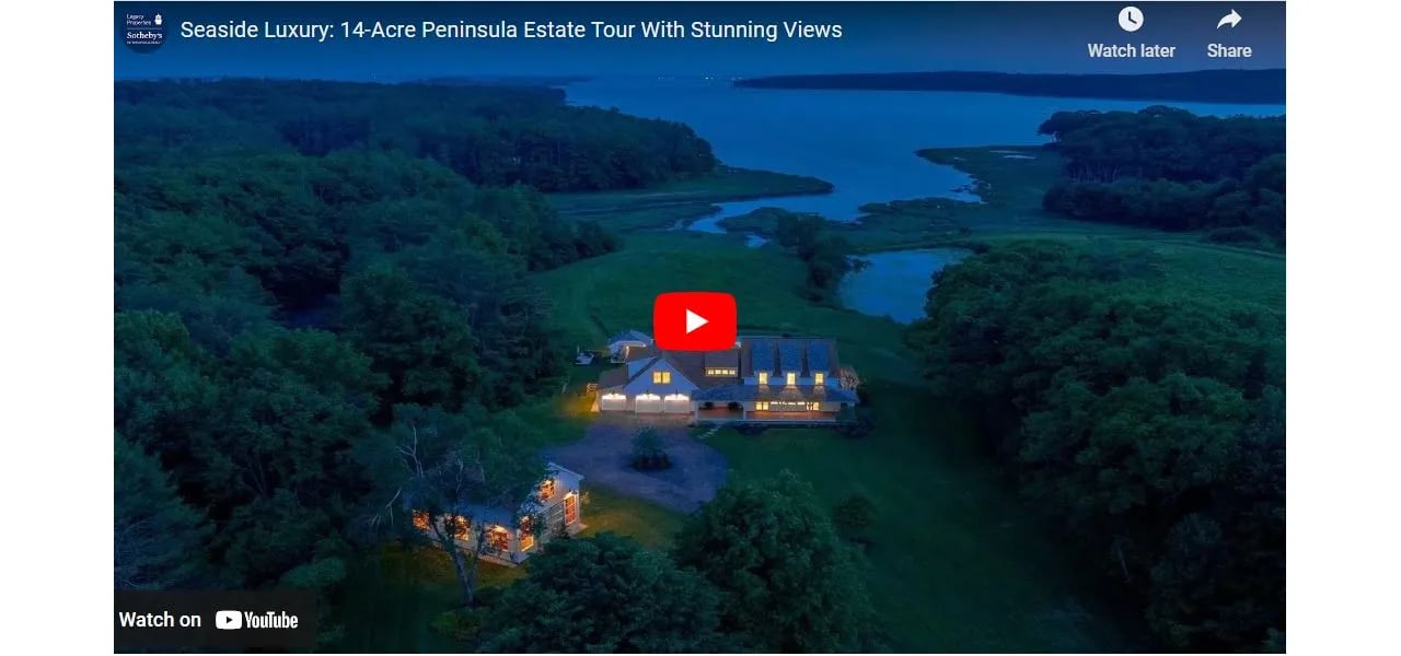 Video of The Week: Oceanfront Luxury | 14-Acre Peninsula Estate Tour With Stunning Views