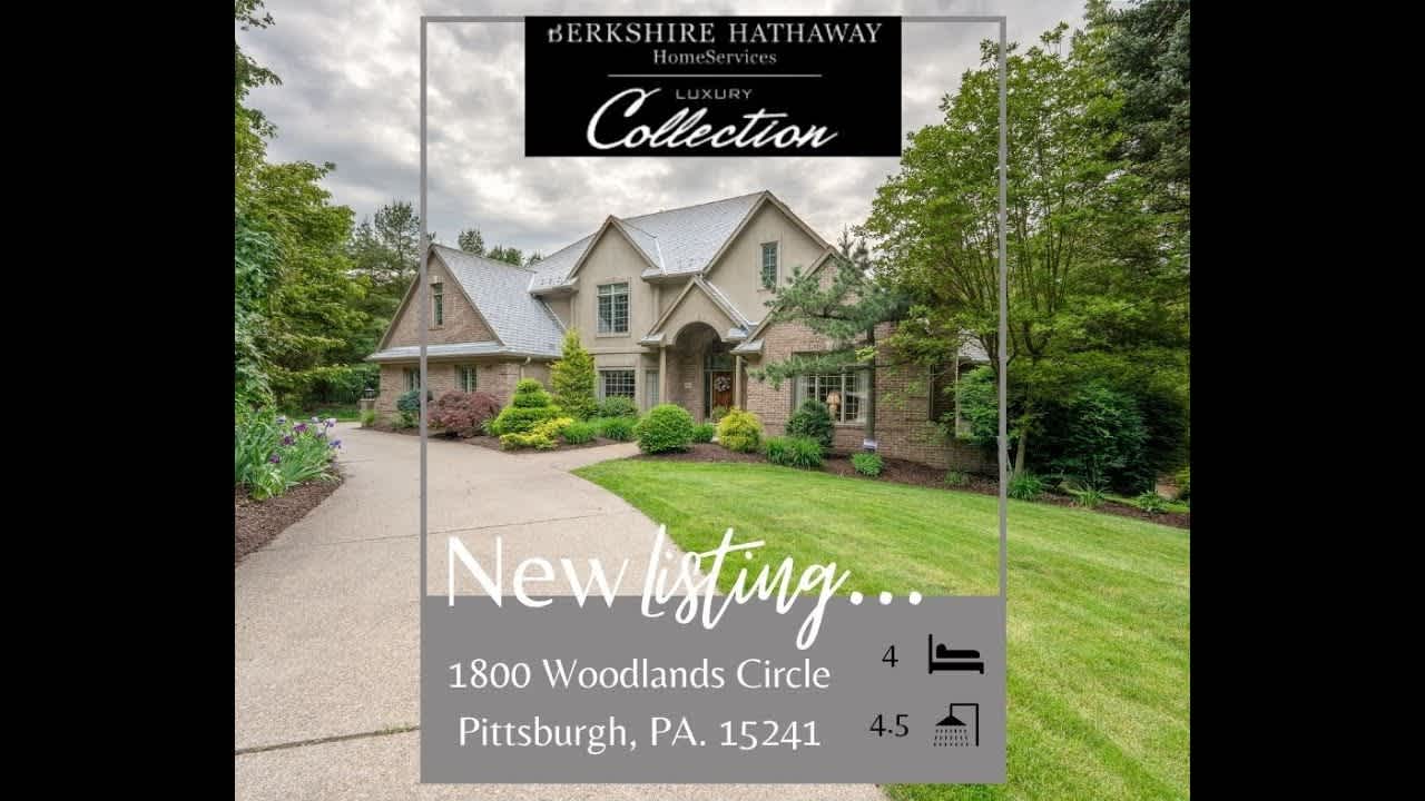 1800 Woodlands Circle - Upper St. Clair PA | $1,098,100