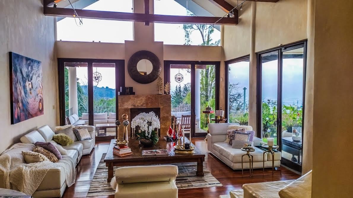 Mediterranean Volcano View Villa, Escazu, San Jose