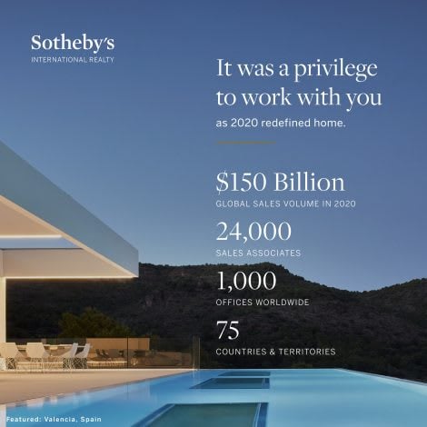 Sotheby's International Realty Sets Record Sales Volume in 2020