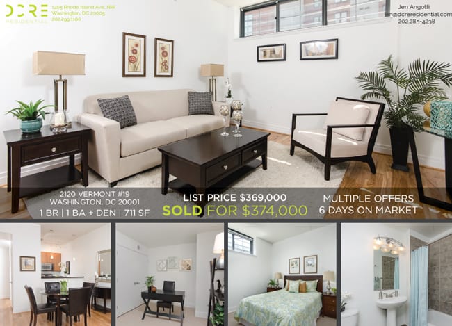 Sold! 2120 Vermont Ave, NW #19
