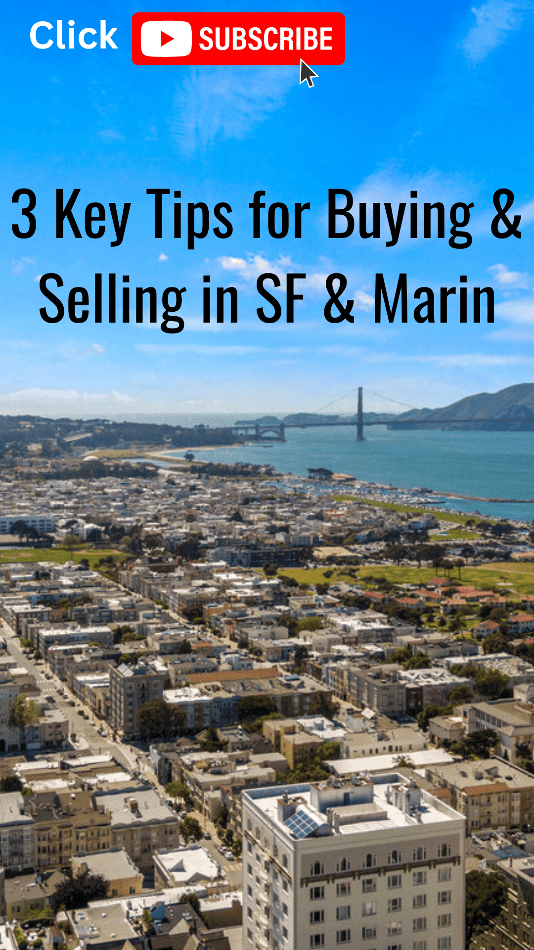 3 key tips for buying and selling in San Francisco and marin county Oliver Burgelman real estate agent