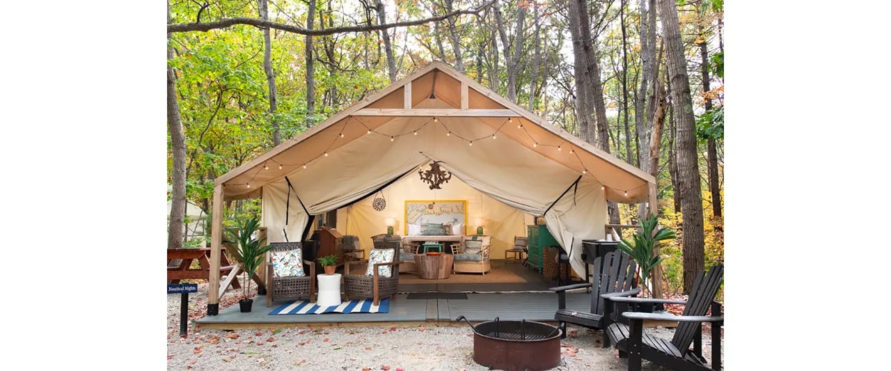 Maine Glamping Options to Unplug and Relax this Summer