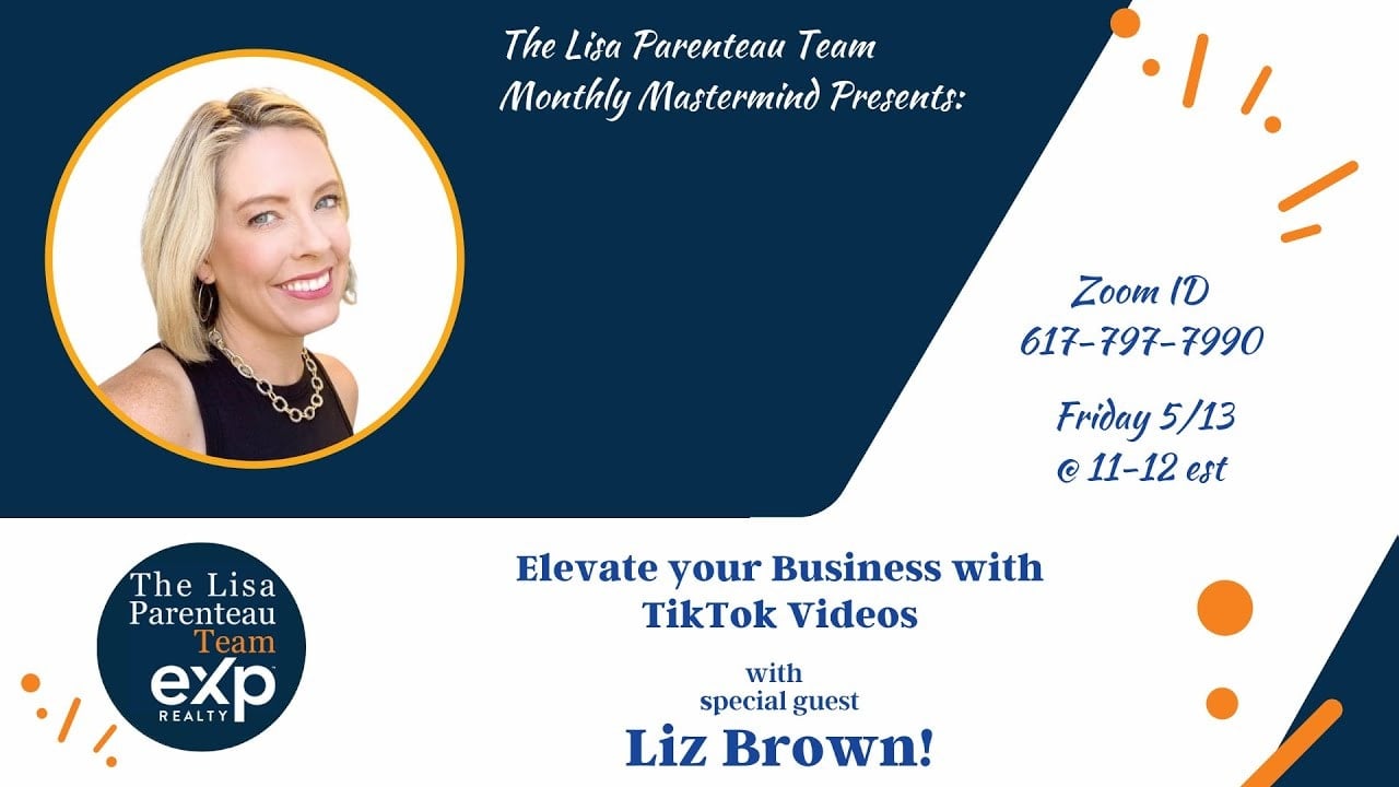 Elevate Your Business With Tiktok Videos With Liz Brown!