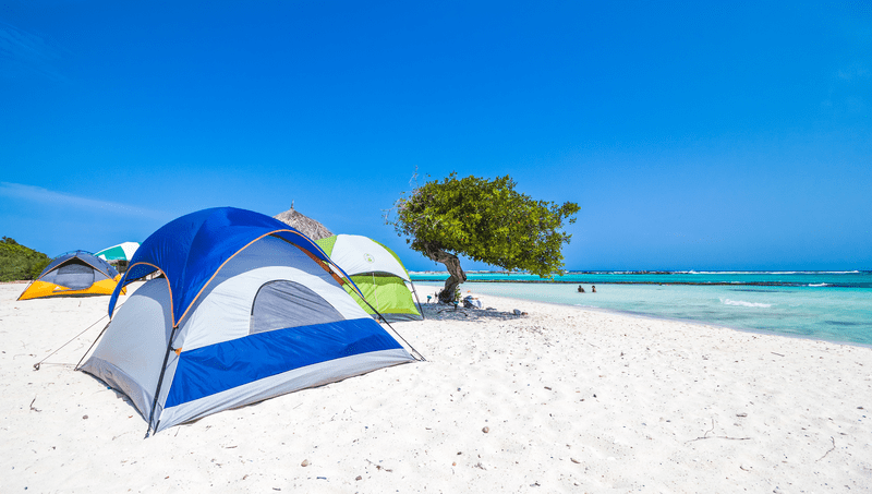 It's Camping Season in Aruba!