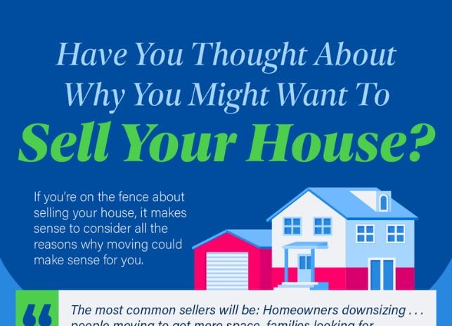 Have You Thought About Why You Might Want To Sell Your House? [INFOGRAPHIC]