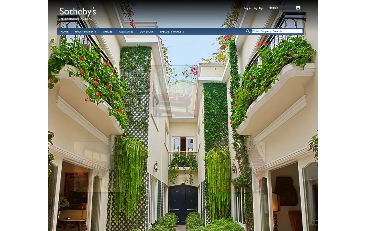 Sotheby’s International Realty Brand Website Shows Increases in Key Metrics