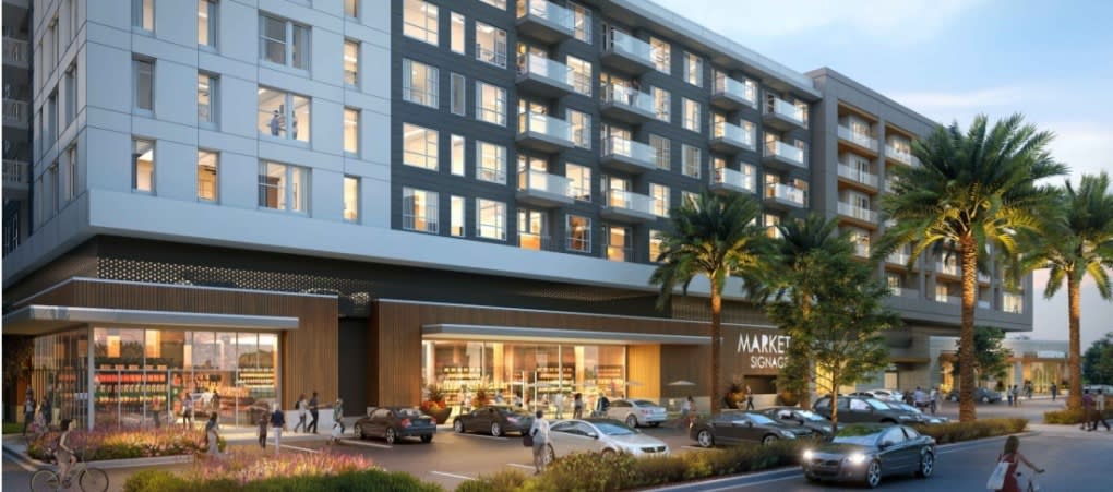 Big San Jose mixed-use village of homes and retail takes shape