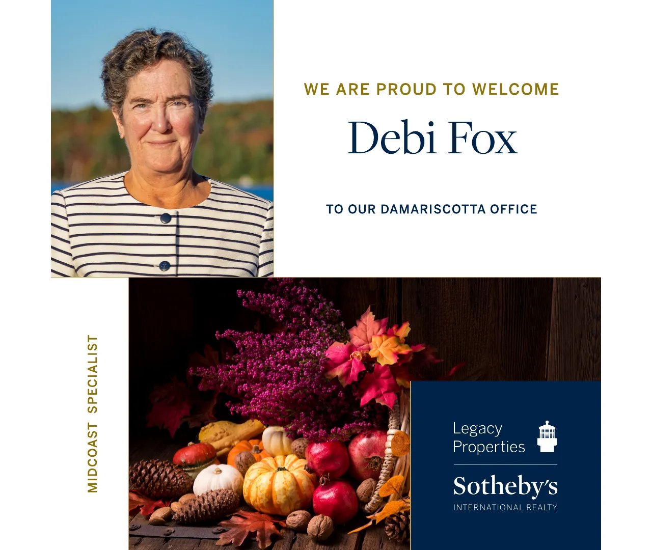 Damariscotta Office Welcomes Debi Fox