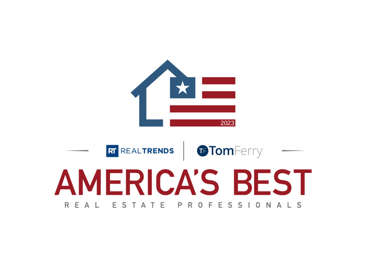 Official 2023 America’s Best Real Estate Professionals logo recognizing top-performing agents and teams in the U.S.