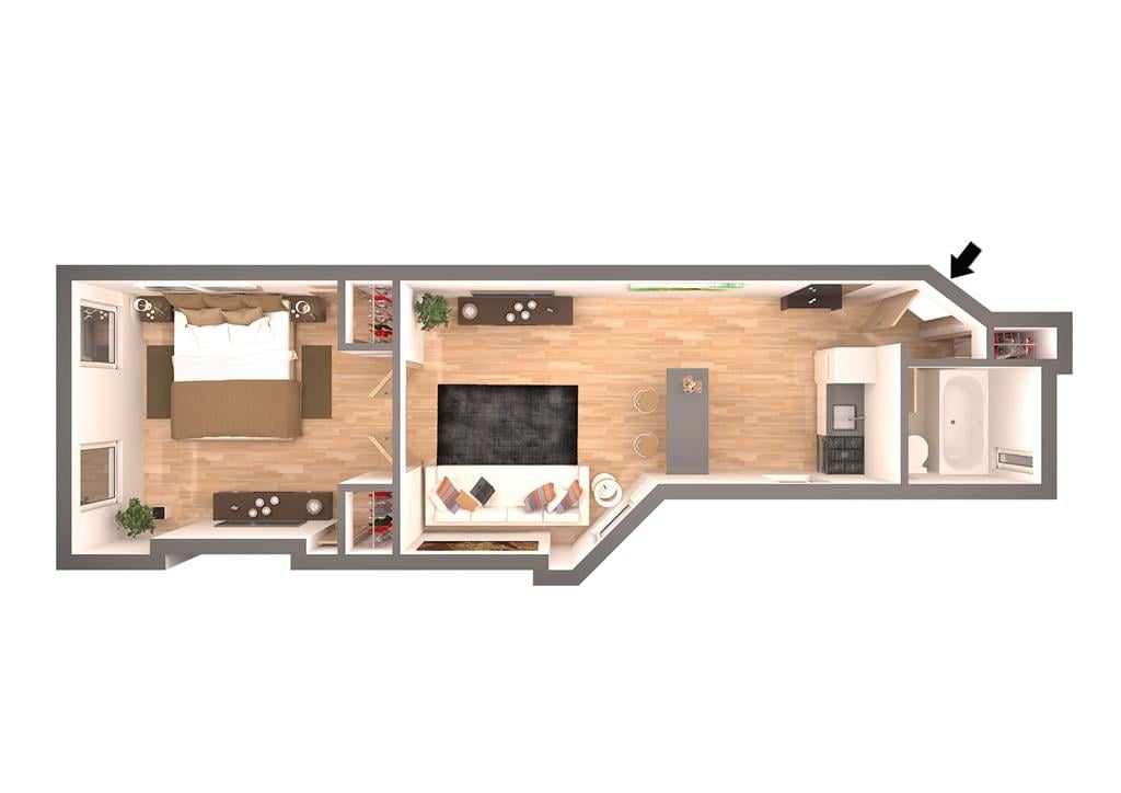 715 East 5th Street, Apt 3-B