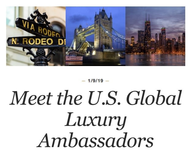 Global Luxury Ambassadors