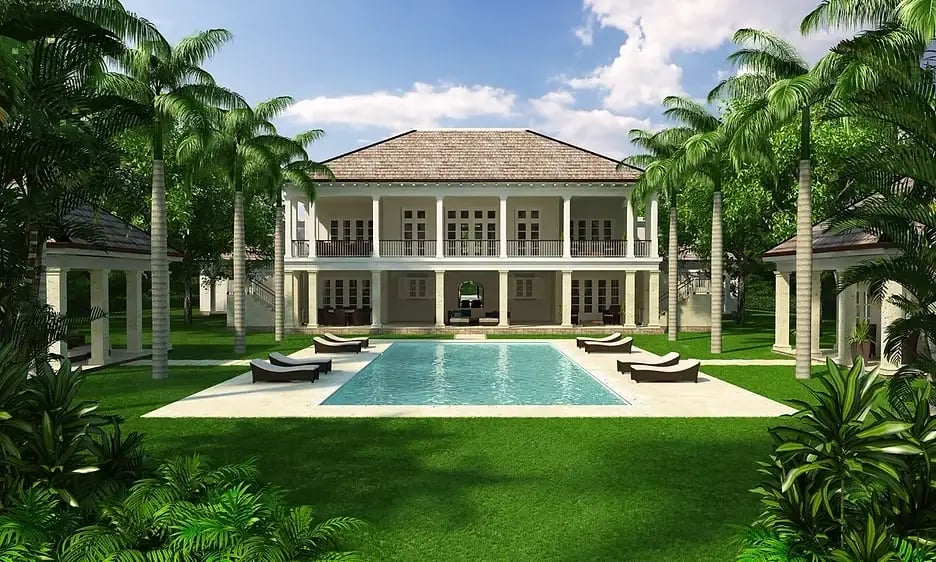 Estate Home with Tennis Court in Cap Cana