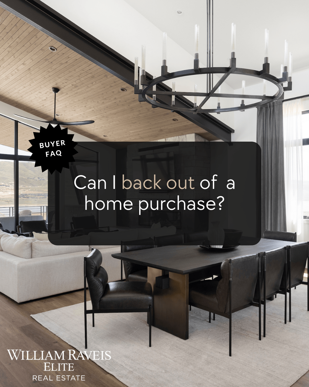Can you back out of a home purchase?