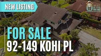 Hawaii Dream Home For Sale | 92-149 Kohi Pl. Kapolei, Hi