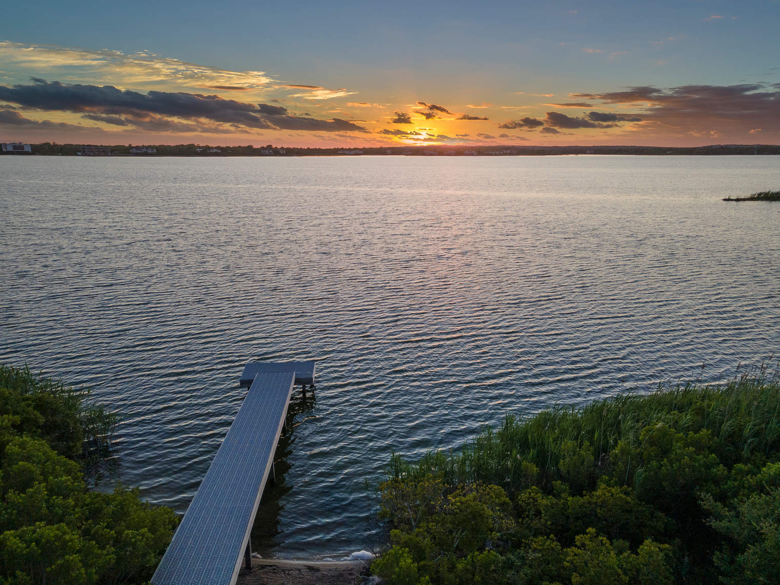 Unbelievable Sunsets Over Mecox Bay in a World-Class Modern